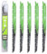 WORKPRO 5-Piece Reciprocating Saw Blades Set | Sabre Saw Blades for Cutting Branches，Wet Wood | 230mm 5TPI Saw Blades Set with Plastic Storage Box | Compatible with Most Reciprocating Saw