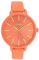 Oozoo Damenuhr mit Lederband Color Line 42 MM Neon Rot C11185