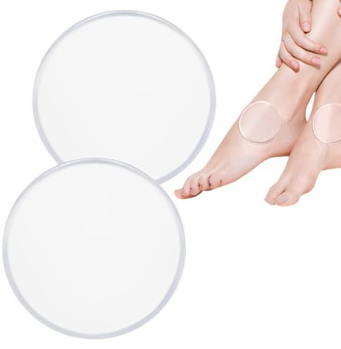 RAMGLYO 2 Stück Knöchel-Gel-Pads für Stiefel, Entlasten Druck und Verbessern die Durchblutung, für Eislaufen, Hockey（Runde）