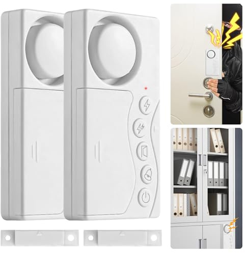 2pcs Alarmes De Porte De Congélateur, Alarme De Réfrigérateur, Alarme De Porte Et Fenêtre Alarme De Porte De Congélateur Alarmes De Porte De Réfrigérateur, 3/15/30/60 Secondes, pour Maison, Magasin