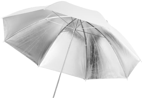 Walimex Pro Reflexschirm (109 cm) weiß/silber