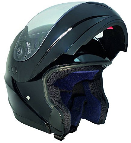 Motorx Klapphelm, Schwarz, Größe M