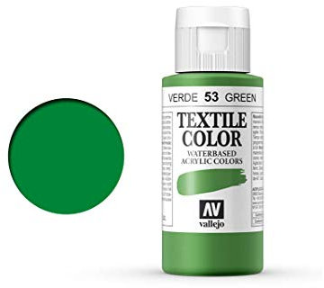Textilfarbe Vallejo Textile Color 40053 Green (Opaque) (60ml)
