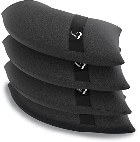 Baser Sacchi di Sabbia, 4 x 20kg Pesi per Gazebo Pieghevole, Pergolato da Giardino & Ombrelloni, Base per Gazebo Esterno Resistente, Grigio