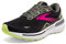 Brooks Damen Adrenaline Gts 23 Sneaker, Black Gunmetal Sharp Green, 42 EU