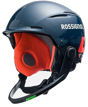 Rossignol - Skihelm Hero Slalom Impacts BL+Kinnschutz, blau, Herren, Größe M/L, Blau