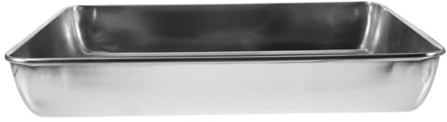 VILLFUL Bañera para Pájaros De Acero Inoxidable Reforzada, Lavabo Pequeño De Ducha 35x30 Cm, Accesorio De Jaula para Baño y Limpieza De Palomas y Aves Pequeñas