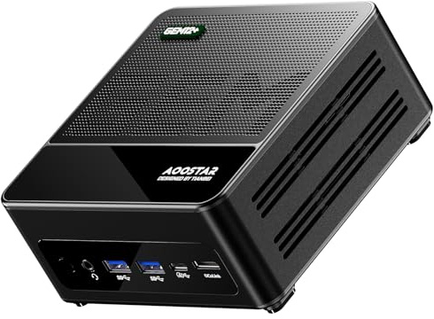 AOOSTAR GEM12 + AMD R7 PRO 8845HS Mini PC, Barebone Mini Gaming PC with OCULINK/ 2*USB4/HD2.1/1 xDP 1.4, 2X 2.5G LAN,2*M.2 Slots,Support Openclaw