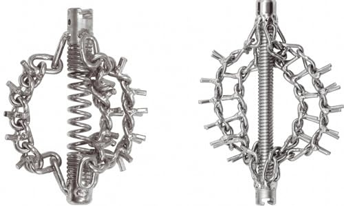 KS Tools 900.2184 Raschiatore a Catena con Catene ad Arpione, 3 Catene, Spirali 16 mm