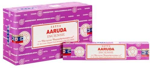 Satya AARUDA 12uds X 15GR 180gr Incense Stick SHRINIVAS SUGANDHALAYA