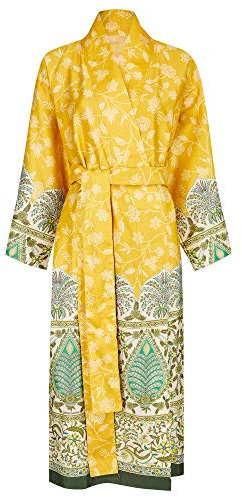 Bassetti Barisano Kimono, Baumwolle, I1 Gelb, L-XL
