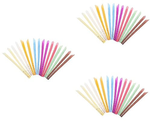 Healeved 24paia Candela Per Orecchie Kit Per Rimozione Cerume Naturale Orecchie Bloccate e Relax