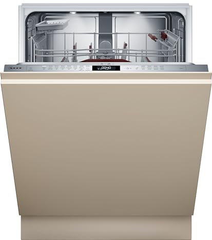 NEFF S157EAX00E, N 70, Smarter Geschirrspüler Vollintegriert, 60 cm, Besteckkorb, Made in Germany, automatische Türöffnung, besonders leise Spülmaschine, höhenverstellbarer Oberkorb, Aqua Stop