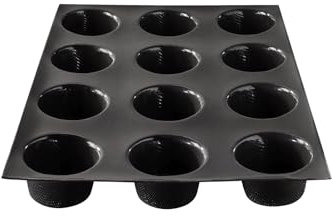 FLEXIPAN Moule à Muffins – 12 Gateaux Moelleux Sucrés ou Salés - Cuisson Uniforme, Antiadhésif, Haute Résistance - Accessoire Patisserie, Cuisine - Parts individuelles - Fabrication Française