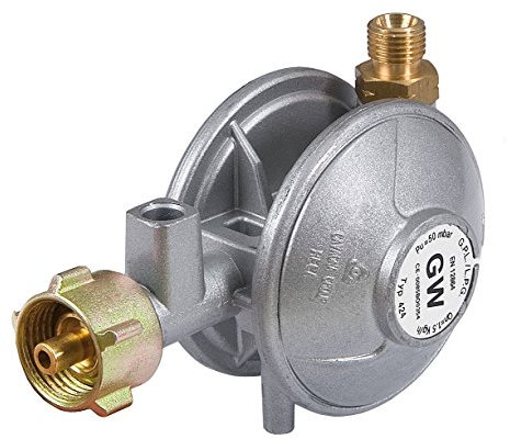 Enders® Profi Gas Kit mit Schlauchbruchsicherung und Sicherheitsgasdruckregler - gewerblich vorgeschrieben, silber