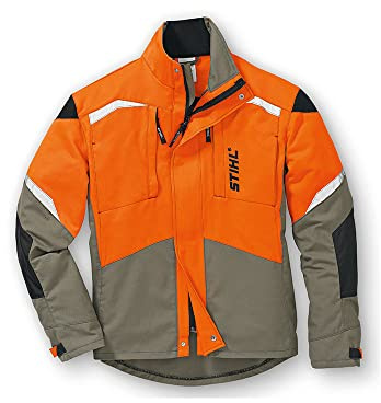 STIHL Chaqueta FUNCTION ERGO, Verde, naranja y negro, Medium