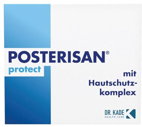 Posterisan protect 60 mg Zäpfchen mit Hautschutzkomplex: Zur Linderung leichter Hämorrhoiden-Beschwerden und Schutz vor Reizungen, 20 Stück