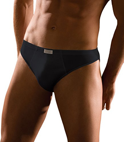 Slip Mini 1208 in Cotone Filo di Scozia Privilegio: Comfort di Lusso, Anatomico e Senza Cuciture, Fresco e Lucente, con Finiture Piatte Antisfregamento per Un Benessere Duraturo, Nero, M