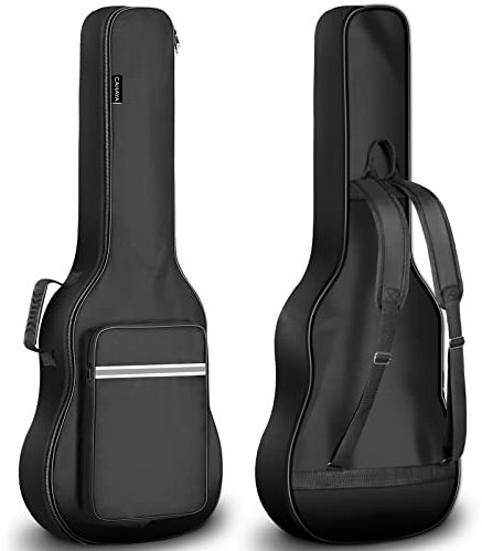 CAHAYA Konzertgitarre Tasche Klassische Gitarrentasche Gigbag 6 mm gepolstert wasserdicht mit Reflexstreifen Gitarrentasche passend für 39 Zoll Klassische Gitarre Spanische Gitarre CY0288