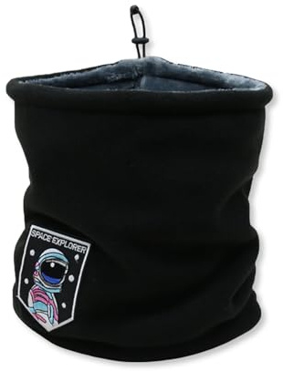 LumiSyne Cache-Cou Tubulaire Hiver Homme Femme Épais Polaire Double Couche Coupe-Vent Tour De Cou Avec Cordon De Serrage Réglable Thermique Écharpe Masque Cagoule Neck Warmer Temps Froid Cyclisme Ski