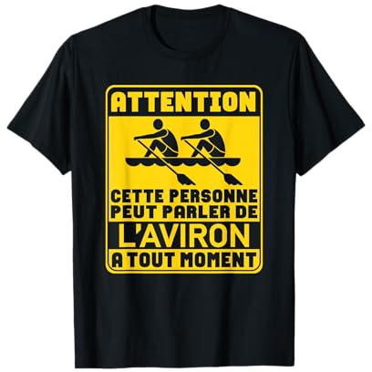Aviron peut parler de aviron avironneur Rameur amateur Drôle T-Shirt