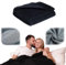 Liebesdecke Wasserdichte, Wasserdichte Decke für Sex Hergestellt von Dual Flansch Velvet, Wasserdichte Hundedecke für Kleine Mittelgroße Hunde Schützen Sie die Sofa -Matratze (Black XL(57*85 in))