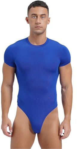 iiniim Män, bodysuit, onepiece, bodysuit, stringbody, kortärmad t-shirt, undertröja, bodybuilding, sportbody, leotard, toppar, underkläder