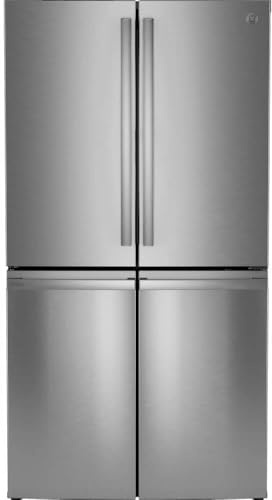 GE PAD28BYTFS 36 Inch Freestanding 4-Door French Door Smart Refrigerator with 28 cu. ft.