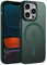 ORDA für iPhone 11 Pro Max Hülle 6.5 Zoll Kompatibel mit MagSafe,Magnetisch Handyhülle für iPhone 11 Pro Max Case Durchscheinende Matt Rückseite Dünn Stoßfest Schutzhülle Grün