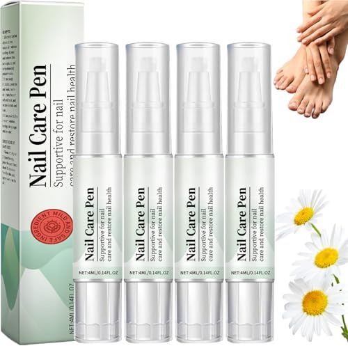 Lápiz de cuidado de uñas para uñas dañadas, lápiz para fortalecer y endurecer, lápiz reparador para uñas de los pies y de las manos, pincel de reparación, aceite de suero para crecimiento y reparación