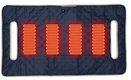 coussinChauffant pour Voiturette De Golf – coussinDe Serviette Imperméable 132 X 80 Cm, coussinÀ Réchauffement Rapide, coussinThermique Flexible | Tapis Chauffant Alimenté par Batterie pour Véhicu