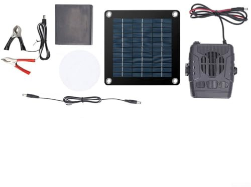 Yhenlovtt Chauffage à énergie solaire pour poulailler, niche et petite serre, solution de chauffage portable et écologique pour chiens, chats, plantes et espaces extérieurs (B)