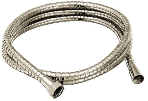 Moen Polished Nickel Replacement Hand Shower with 69-Inch Metal Double Lock Hose, A726NL