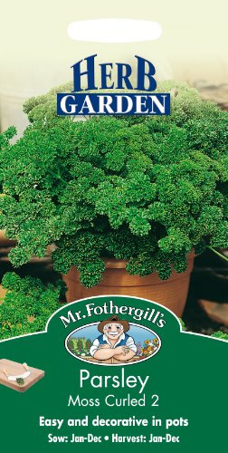 Mr Fothergill's 15175 Herb Seeds, Parsley Moss Curled 2, Green