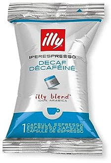 illy Kaffee, Iperespresso Kaffeekapseln entkoffeiniert - 1 Verpackung mit 100 Kaffeekapseln