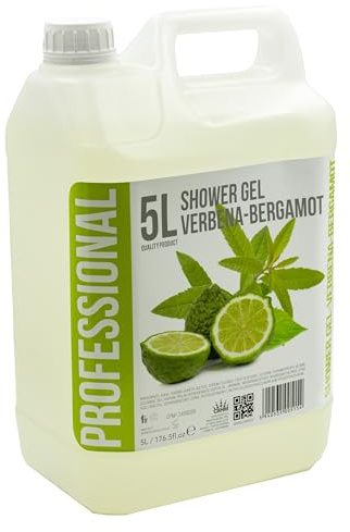 Gel de douche 5L recharge Verveine Bergamote Taille commerciale Hôtel