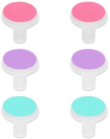WeddHuis 6 Stücke Ersatz Pads für Elektrische Nagelfeile Kinder, Aufs tze, Schleifköpfe, Pflege Set, Nail Trimmer, Professionelles Elektrisches Zubehör, Nagelklipser