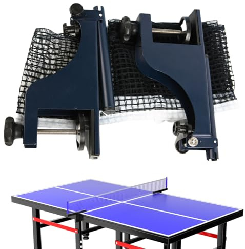 Bordtennisnät ersättning – bordtennis nätset klämma, utbytbar justerbar bärbar sporttillbehör för källare rekreation gemenskap center gym skola bakgård spel paus rum