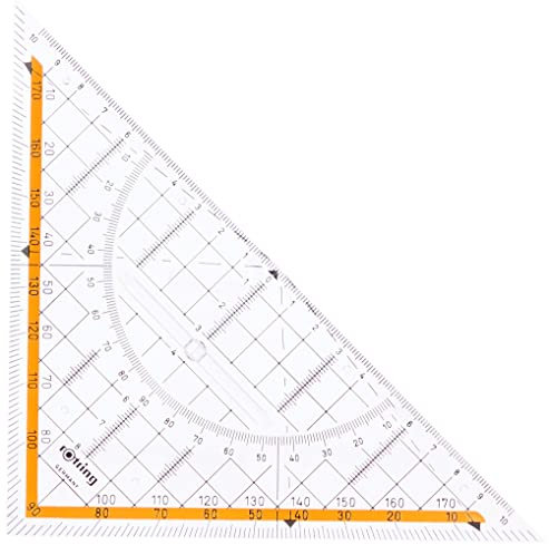 Rotring Centro großes Geodreieck mit Griff 23 cm