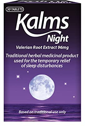 Kalms Night, 50 Tablets - Traditional Herbal Medicinal Product Used For The Temporary Relief Of Sleep Disturbances