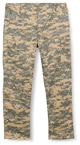 Mil-Tec US Feldhose Typ BDU • Taktische Herren Cargohose mit 6 Taschen & Knieverstärkung • Robuste Einsatzhose aus Baumwolle & Polyester • Verstellbare Bundweite & Beinabschluss mit Zugband