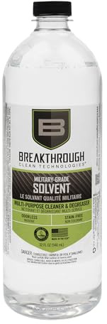 Breakthrough Clean Technologies Military-Grade Solvent, 32oz Bottle, Clear