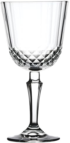 Pasabahce Diony Confezione Calici Vetro Vino da 23 cl, Vetro, Trasparente, 6 Pezzi