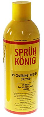 Truly PVC Supplies White Konig - Pintura en aerosol para cubrir