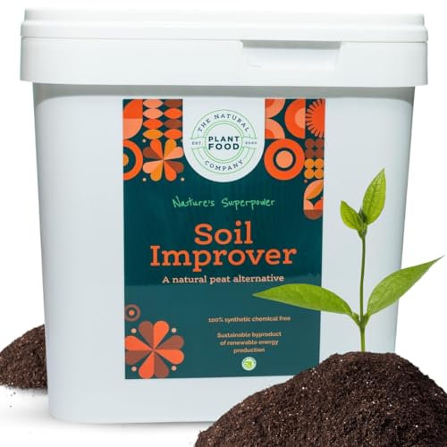 The Natural Plant Food Company Soil Improver - Wildlife and Pet-Friendly Alternative to Boost Soil Fertility, Structure, and Moisture Retention - Free from Peat & Synthetic Chemicals - 17 Litres