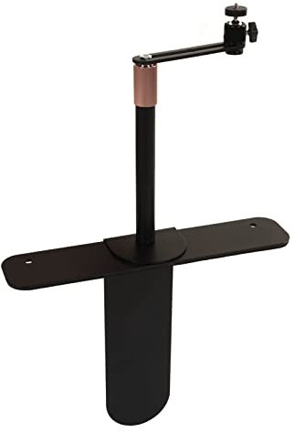 Projektorständer, Nachttisch-Sofaständer, Projektor-Stativständer, Höhenverstellbar 9 Bis 16 Zoll, Projektor-Desktop-Ständer mit 360°-Drehung, Projizierbare Decke (Schwarz)