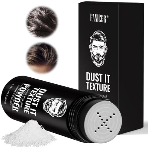 30g Haar Puder, Haarpuder für dünnes und feines Haar, Haarstyling-Pulver Mit Textur, Volumen Puder Haare mit Mattem Effekt, Farbloses Stylingpuder für Männer und Frauen Aller Haartypen