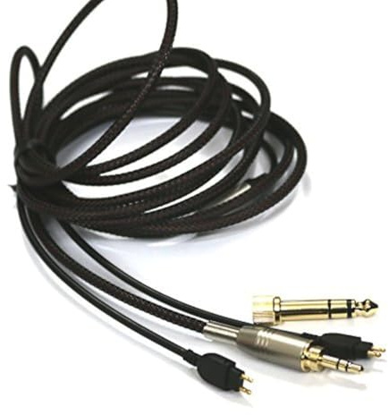 NewFantasia Replacement Audio Upgrade Cable Compatible with Sennheiser HD650, HD600, HD580, HD58X, HD660S, HD660S2, Massdrop HD6XX Headphones 2meters/6.6feet