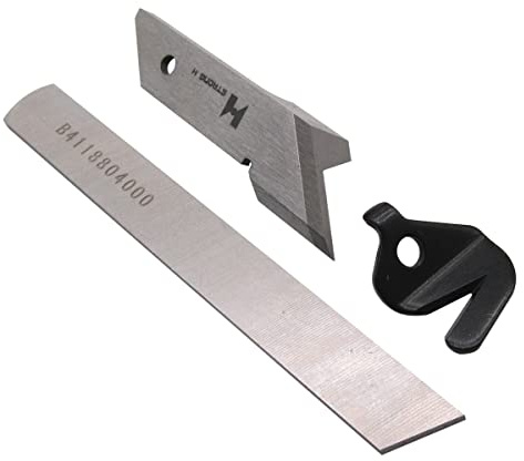 CKPSMS Brand -Upper & Lower & Thread Chain Cutter OVERLOCK Knives#B4111-804-00A+B4118-804-000+B1528-804-000A - Compatible with/Replacement for JUKI Brand MO-816 Class