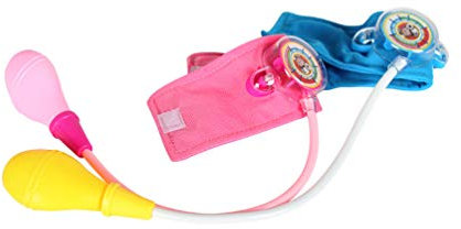 NUOBESTY 2PCS Kids Family Doctor Toys Toys Kids Pretend Play Doctor Nurse Role Play Game for Child Children Random Color